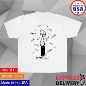 Foosgonewild Merch Store Foos Get Paper White T-Shirt