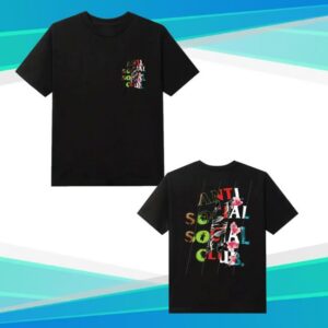 Antisocialsocialclub Merch Store Assc Madness Black Tee