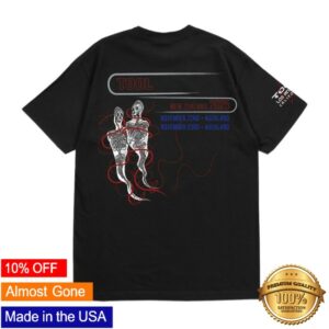 Tool Official Store Merch Tool 2025 New Zealand Tour Event T-Shirt
