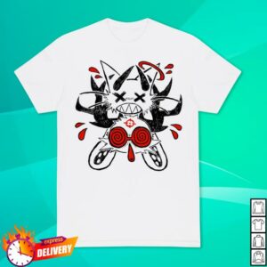 Free Divide Merch Store Stomach Book Bloody White Tee