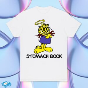 Free Divide Merch Store Stomach Book Lasagna White Tee