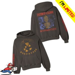 System Of A Down Merch Store Hypnotize Tracklist Hoodie