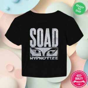 System Of A Down Merch Store Hypnotize Metallic Crop T-Shirt