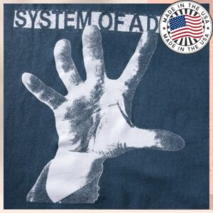 System Of A Down Merch Store Self-Titled Blue Hoodie