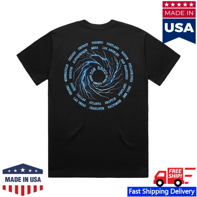 Don Broco Merch Store Vortex Us Black Tour T-Shirt Don Broco Merch Store Vortex Us Black Tour T-Shirt