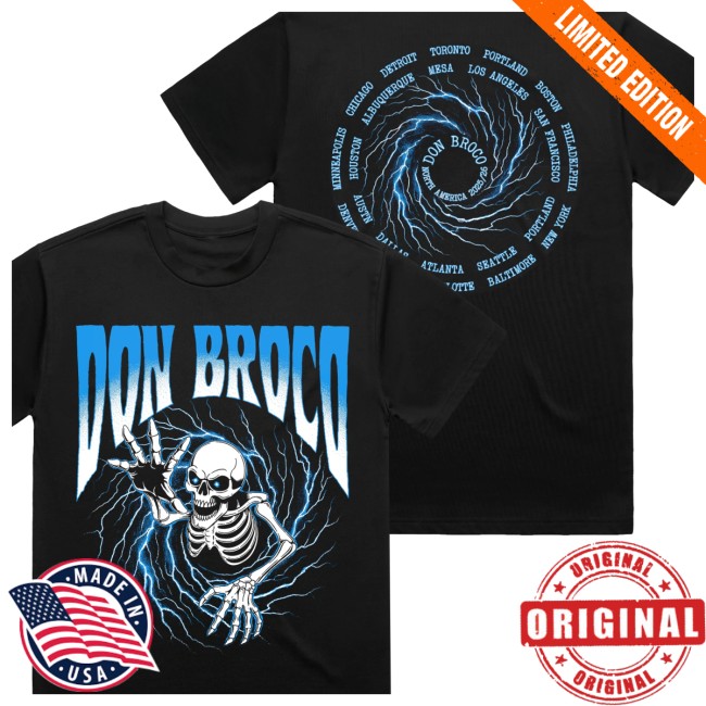 Don Broco Merch Store Vortex Us Black Tour T-Shirt Don Broco Merch Store Vortex Us Black Tour T-Shirt
