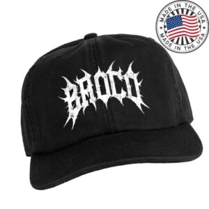 Don Broco Merch Store Metal Varsity Black Cap