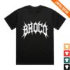 kenny don broco merch store metal varsity black t shirt