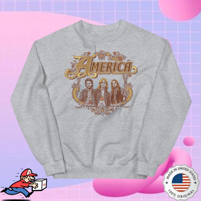 America Store Merch America Band Badge Logo Unisex Sweatshirt America Store Merch America Band Badge Logo Unisex Sweatshirt