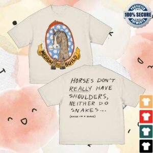 Medium Build Music Shop Merch Horse With No Shoulders T-Shirt
