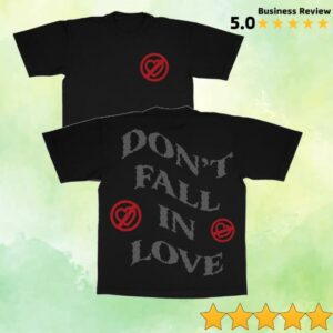 Don’t Fall In Love Fest Merch Store Stone Black Ss Te