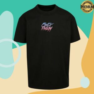 Fckthem Store Merch Gradient Oversized T-Shirt