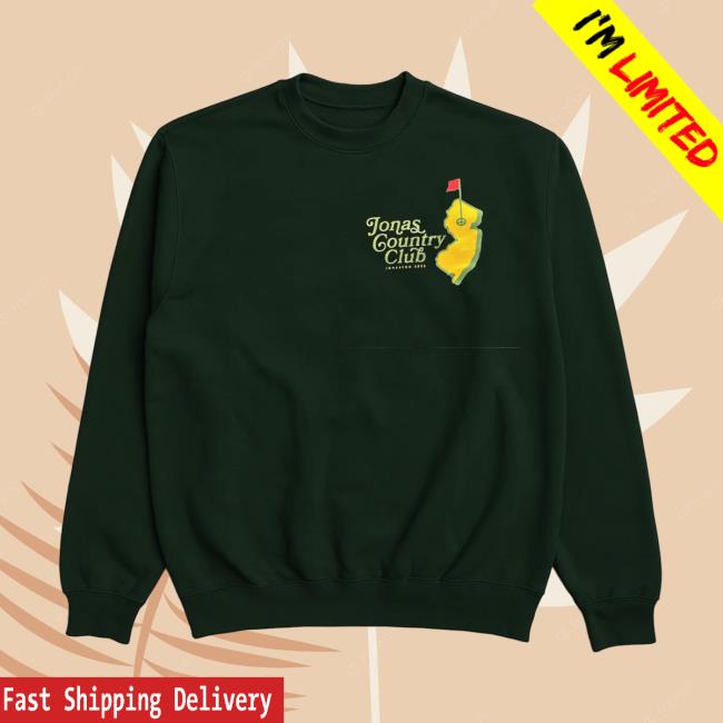 Jonas Brothers Merch Store Jonas Country Club Crewneck Nj Jonas Brothers Merch Store Jonas Country Club Crewneck Nj