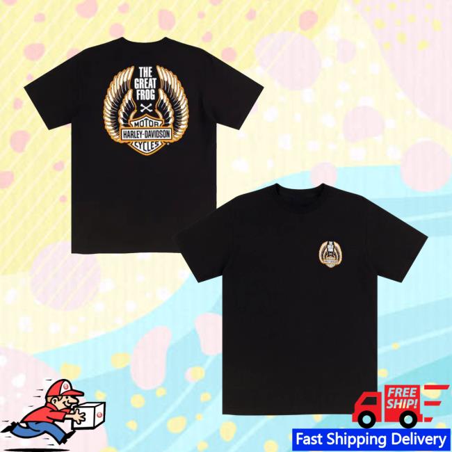 The Great Frog Merch Store Official Harley Davidson X Tgf Guardian Angel T-Shirt The Great Frog Merch Store Official Harley Davidson X Tgf Guardian Angel T-Shirt