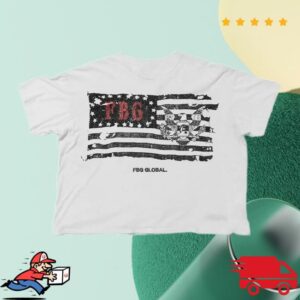 Fbg Freebandz Merch Store Fbg Global Flag Tee White