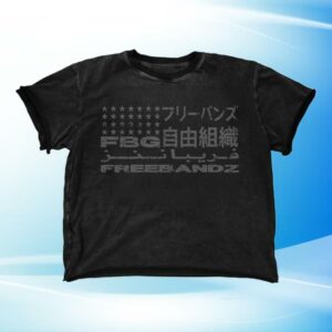 Fbg Freebandz Merch Store Fbg Multilingual Tee Black