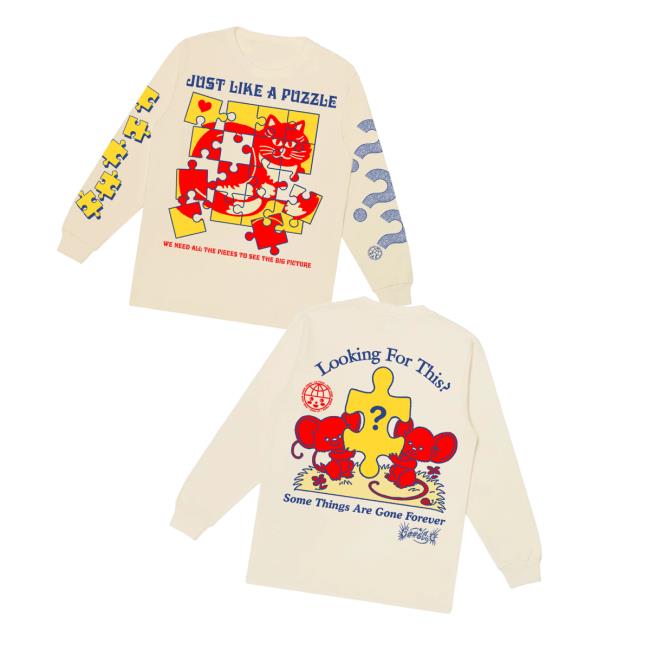 Goodbyepress Merch Store Le Puzz Like A Puzzle Long Sleeve Shirt Goodbyepress Merch Store Le Puzz Like A Puzzle Long Sleeve Shirt