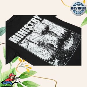 Ministry Official Store Merch Statue Of Misery Black T-Shirt