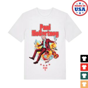 Paul Mccartney Store Merch Got Back 2025 Chicago Event T-Shirt