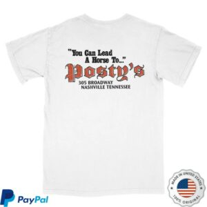 Post Malone Store Merch Lead A Horse To Posty’s T-Shirt