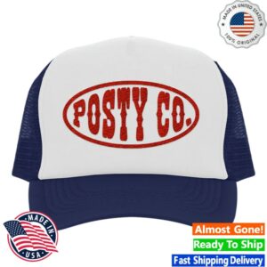 Post Malone Store Merch Posty Co Trucker Navy Hat
