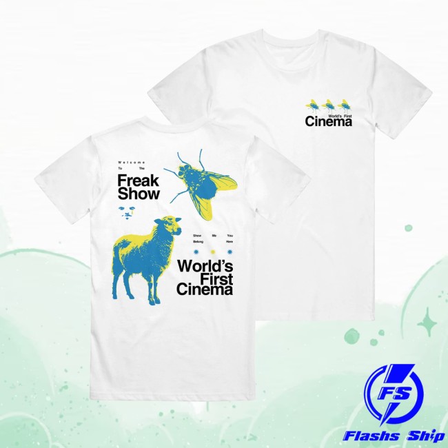 Merchnow Store Merch World’s First Cinema Freak Show White T-Shirt Merchnow Store Merch World’s First Cinema Freak Show White T-Shirt