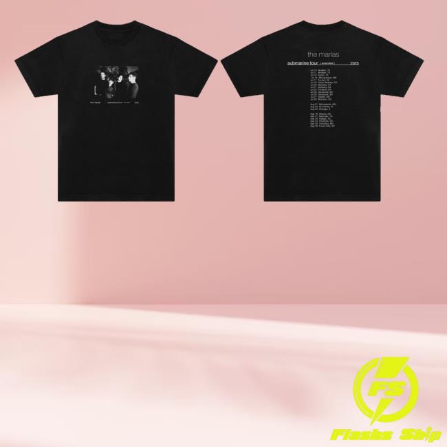The Marias Merch Store Submarine North America Tour Tee The Marias Merch Store Submarine North America Tour Tee