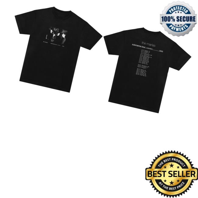 The Marias Merch Store Submarine North America Tour Tee The Marias Merch Store Submarine North America Tour Tee
