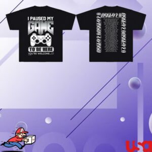 F1lthyware Merch Store Paused Game T-Shirt