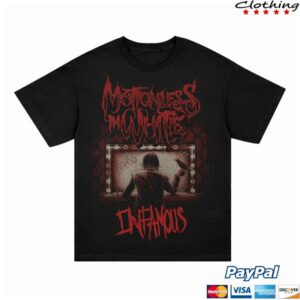 Motionless In White Merch Store Infamous Forever And Always T-Shirt Black