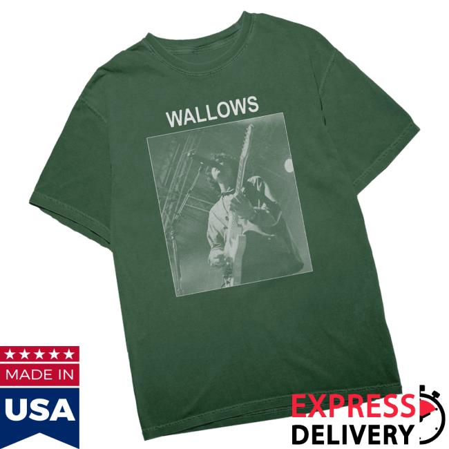 Wallows Merch Store Braeden Photo Tee Green Wallows Merch Store Braeden Photo Tee Green