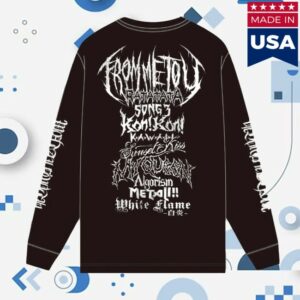 Babymetal Store Merch ‘Metal Forth Metal Logo’ Long Sleeve Tee