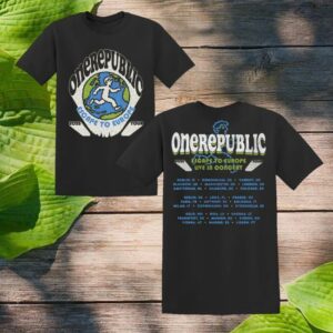 Onerepublic Store Merch Escape To Europe Globe Tee