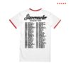 Starcrawler Store Merch Someone Loves Me Tour White/Red Ringer Tee 2 kenny starcrawler store merch someone loves me tour white red ringer teepngdpngd