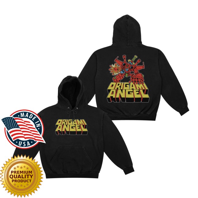Origami Angel Store Merch Robot Pullover Hoodie Origami Angel Store Merch Robot Pullover Hoodie