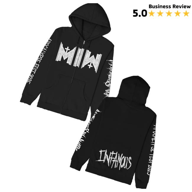 Miw Merch Store Infamous Zip Up Hoodie Miw Merch Store Infamous Zip Up Hoodie