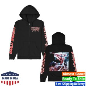 Cannibalcorpse Store Merch Tomb Of The Mutilated Zip Up Hoodie