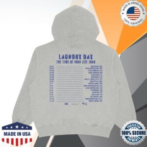 Daundrylay Store Merch Time Of Your Life Tour Zip Up Hoodie