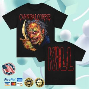 Cannibal Corpse Merch Store Kill T-Shirt Black
