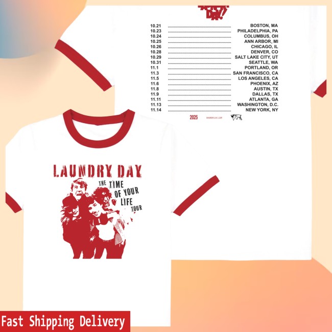 Daundrylay Store Merch Time Of Your Life Ringer Tee Daundrylay Store Merch Time Of Your Life Ringer Tee