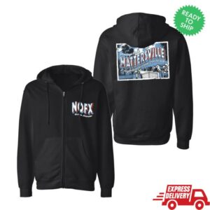 Nofx Merch Store Mattersville Zip Up Hoody
