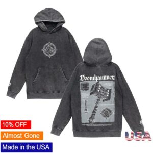 Blizzard Gear Store Merch World Of Warcraft Doomhammer Grey Pullover Hoodie