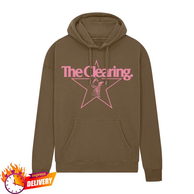 Wolf Alice Merch Store The Clearing Brown Pink Hoodie Wolf Alice Merch Store The Clearing Brown Pink Hoodie
