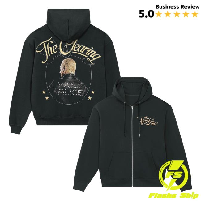 Wolf Alice Merch Store The Clearing Theo Zip Hoodie Wolf Alice Merch Store The Clearing Theo Zip Hoodie