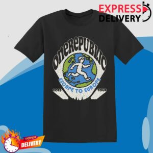 Onerepublic Merch Store Escape To Europe Globe Tee
