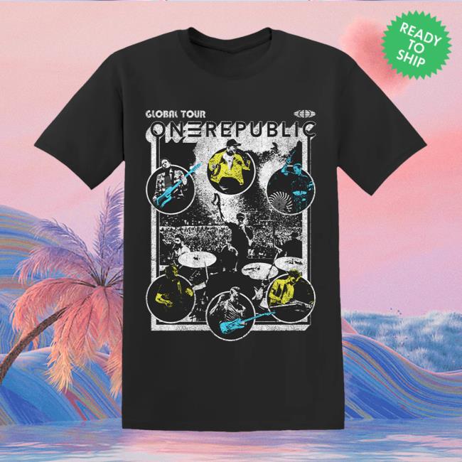 Onerepublic Merch Store Global Tour Circle Tee Onerepublic Merch Store Global Tour Circle Tee