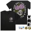 kenny architects store merch head full of flowers black t shirt upsdd