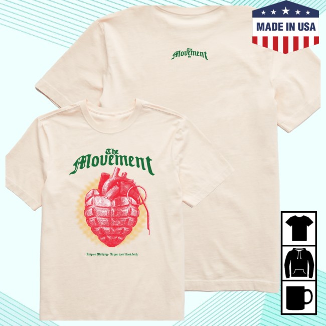 The Movement Store Merch Men’s Heart Grenade Short Sleeve Tee The Movement Store Merch Men’s Heart Grenade Short Sleeve Tee