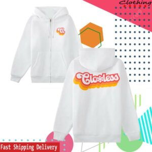 Clooless Shop Merch Snowflake Icon Zip-Up Hoodie