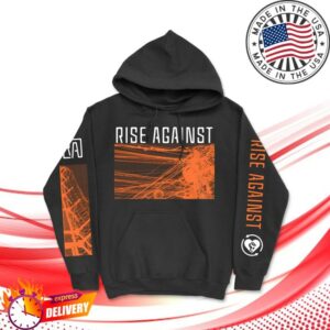 Rise Against Store Merch Wire Pullover Black Hoodie